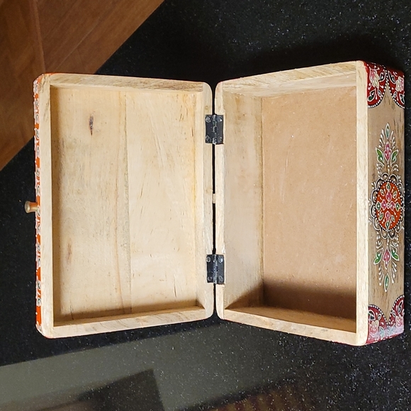 Decorative Keepsake Wooden Box - Picture 3 of 11